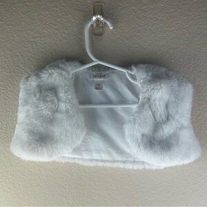 3/$10 Cat & Jack Vegan Faux Fur Shaw Sz 12 months